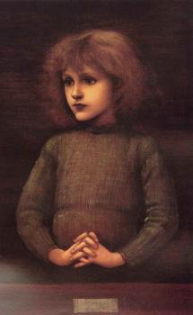 愛德華 科萊 伯恩 瓊斯 Portrait of a Young Boy 愛德華 科萊 伯恩 瓊斯 Portrait of a Young Boy